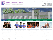 Tablet Screenshot of jindalfinancial.com